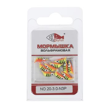 Мормышка вольф. SKYFISH "Рижский банан", крашеная  №20-3.0-N3P